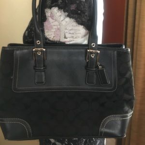 Black Coach purse.